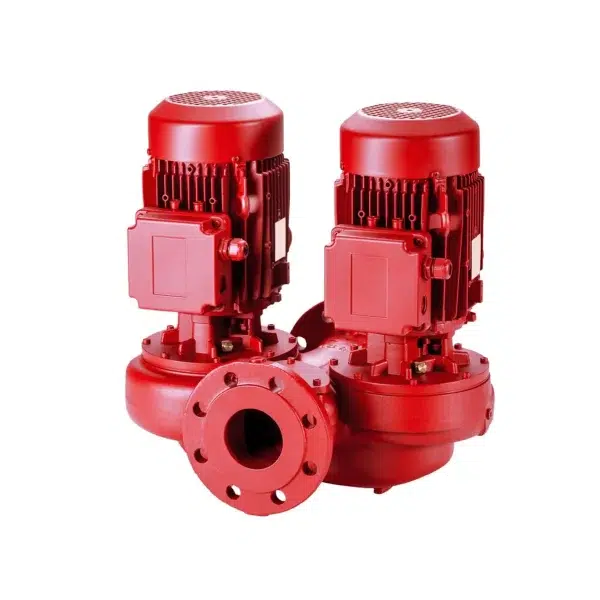 پمپ سیرکولاتور خطی دوقلو سهند صنعت میهن - Twin inline circulator pump.