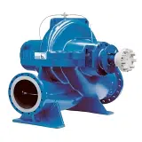 تصویر پمپ سیرکولاتور خطی KSB سری RDL، پمپ صنعتی با ظرفیت و عملکرد بالا. Image of KSB RDL linear circulator pump, high-capacity industrial pump with excellent performance.