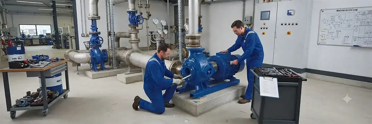 پمپ فاضلابی KSB سری Sewabloc با طراحی صنعتی و راندمان بالا - KSB Sewabloc wastewater pump with industrial design and high efficiency